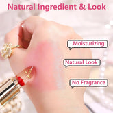 PH Lip Balm, Color Changing Lipstick with Flower, Moisturizing Color Change Lipstick, Natural PH Changing Lipstick, Temperature Color Changing Clear Lipstick, Lipstick for Women Girls
